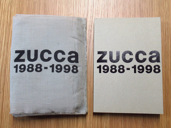 zucca 1988-1998 写真集 ビジュアルブック ズッカ 小野塚秋良 カバー